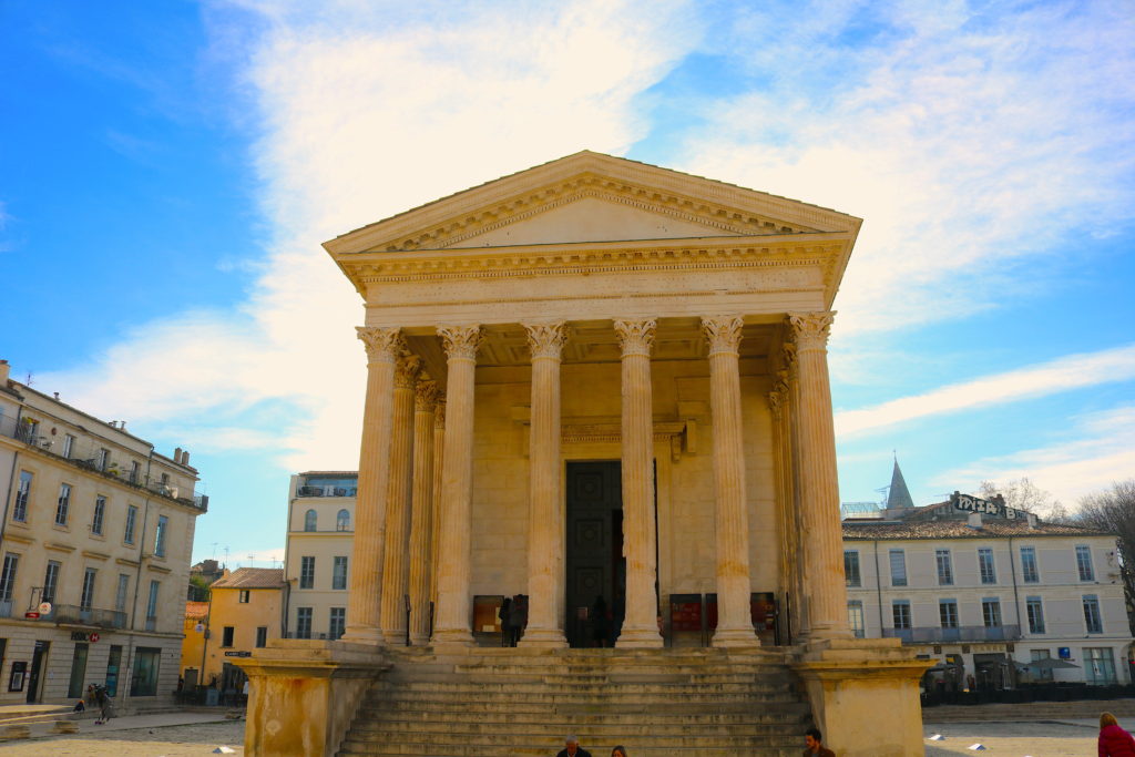 France Family Travel Nimes Roman Temple