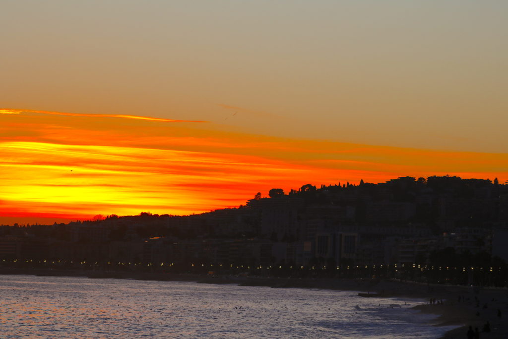 France Family Travel Nice Cotes d'Azur French Riveria Sunset