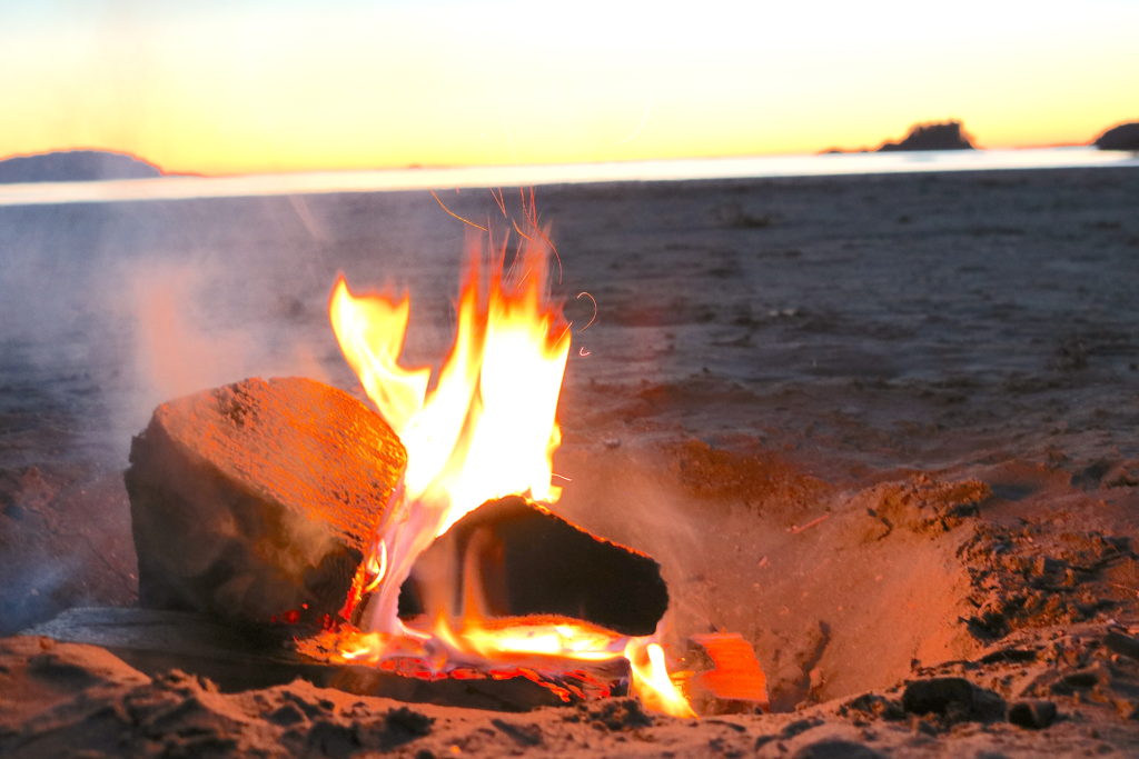 Tofino BC beach camp fire family travel smores Riserva's Top Eight Travel Destinations